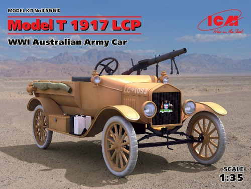 Model T 1917 LCP WWI Australian Army Car 1/35 ICM Models