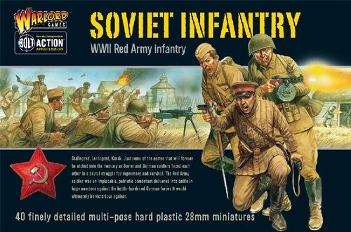 WWII Soviet Red Army Infantry (40) (Plastic) 28mm Warlord Games