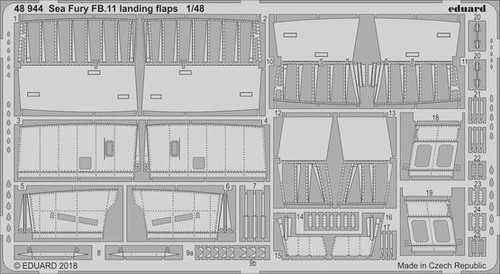 Sea Fury FB11 Landing Flaps for ARX 1/48 Eduard