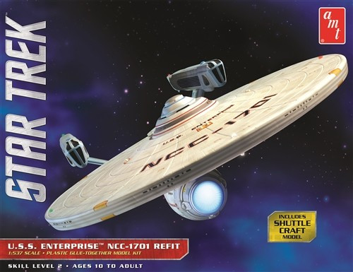 Star Trek USS Enterprise NCC-1701 Refit 1/537 AMT Models