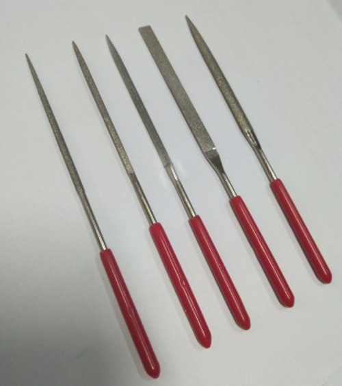 Assorted Diamond Files Set (150 Grit) (5) Trumpeter