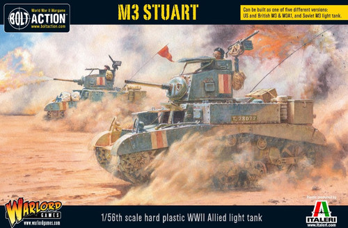 Bolt Action: WWII M3 Stuart Allied Light Tank (Plastic) 28mm Warlord Games