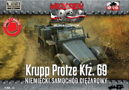 WWII Krupp Protze Kfz 69 Army Truck 1/72 First To Fight Models