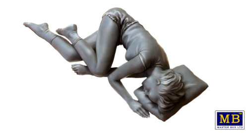 Kitty James Trucker Passenger Sleeping (for Trucks w/Sleeper Beds) 1/24 Masterbox