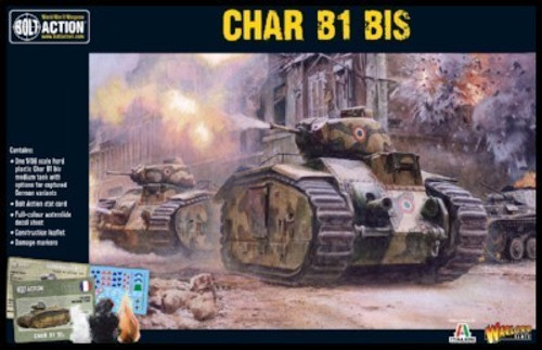 Bolt Action: WWII Char B1bis French Medium Tank (Plastic) 28mm Warlord Games