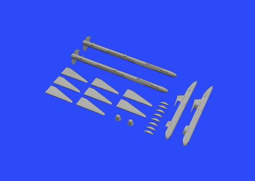 MiG-23 R-23T Missiles for EDU & TSM (Photo-Etch & Resin) 1/48 Eduard