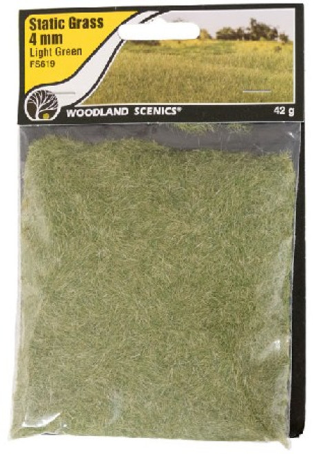 Static Grass- Light Green (4mm) Woodland Scenics