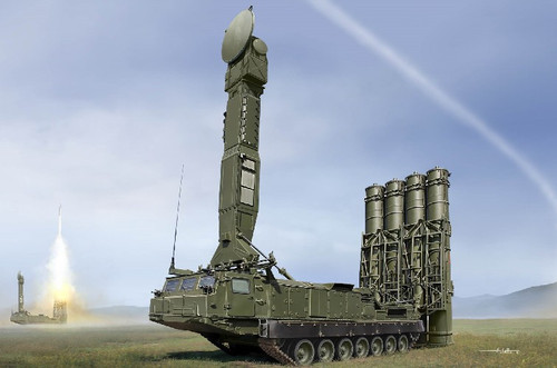 Russian S300V 9A83 Surface-to-Air (SAM) Missile Launcher 1/35 Trumpeter