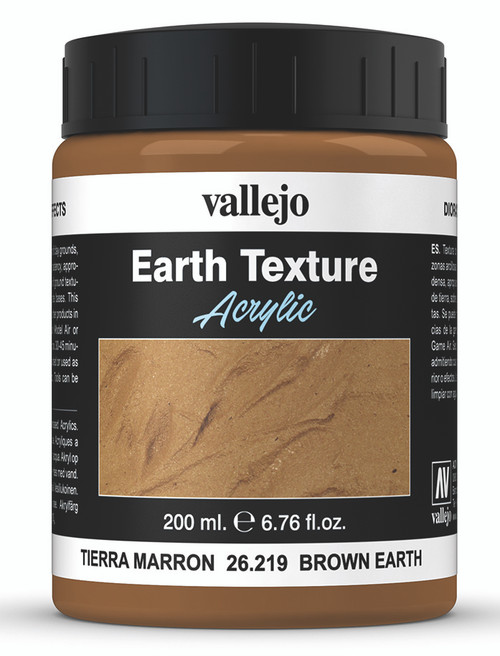 Brown Earth Texture Diorama Effect 200ml Bottle Vallejo Paint
