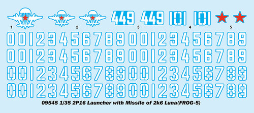 2P16 Launcher with 2k6 Luna (FROG-5) Missile  1/35 Trumpeter