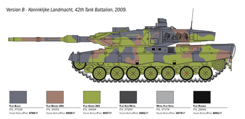 Leopard 2A6 German Tank 1/35 Italeri