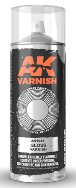 Gloss Lacquer Varnish 400ml Spray AK Interactive