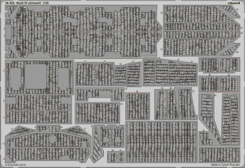 StuG IV Zimmerit for ACY 1/35 Eduard