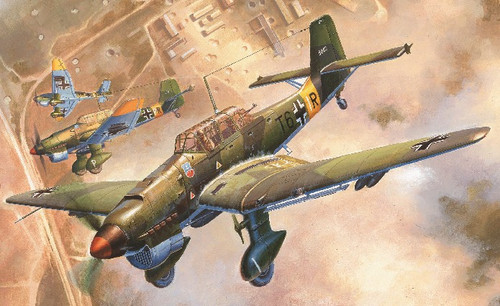 Junkers Ju-87D-5 Stuka 1/24スケール Junkers Ju-87D-5 Stuka 02424-1/24 Series-TRUMPETER（china）