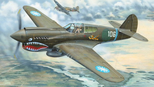 P-40E Kittyhawk Aircraft 1/32 Trumpeter