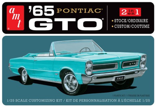 1965 Pontiac GTO Car (2 in 1) 1/25 AMT Models