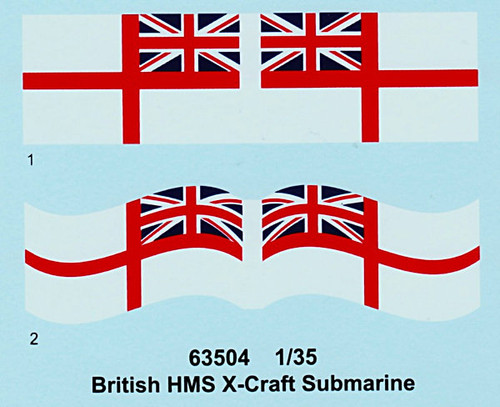 British HMS X-Craft Submarine 1/35 I Love Kit