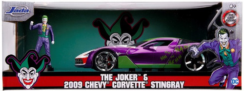 2009 Chevy Corvette Stingray w/Joker Figure 1/24 Jada