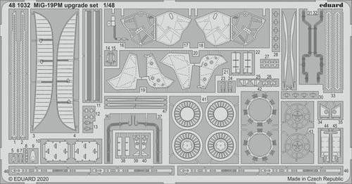 MiG-19PM Upgrade Set for EDU 1/48 Eduard