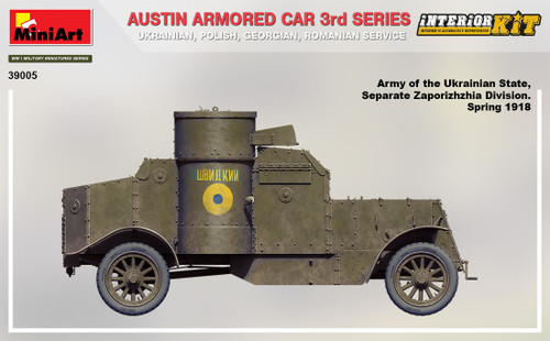 WWI Austin 3rd Series Armored Car w/Full Interior 1/35 Miniart