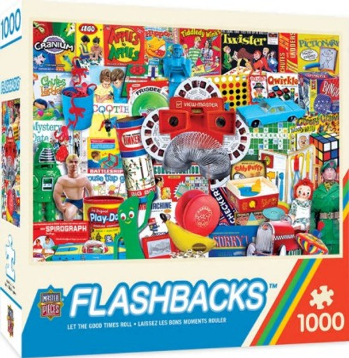 Flashbacks: Let the Good Times Roll Vintage Toys Collage Puzzle (1000pc) Masterpieces Puzzles