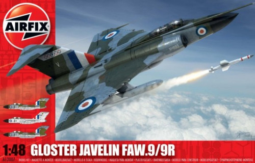 Gloster Javelin FAW.9/9R RAF Fighter 1/48 Airfix Models
