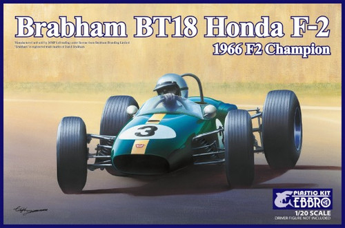 1966 Brabham Honda BT18 F2 Champion Race Car 1/20 Ebbro