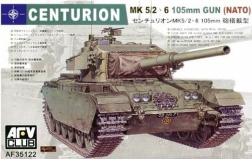 NATO Centurion Mk 5/2 Mk 6 Tank w/105mm Gun 1/35 AFV Club