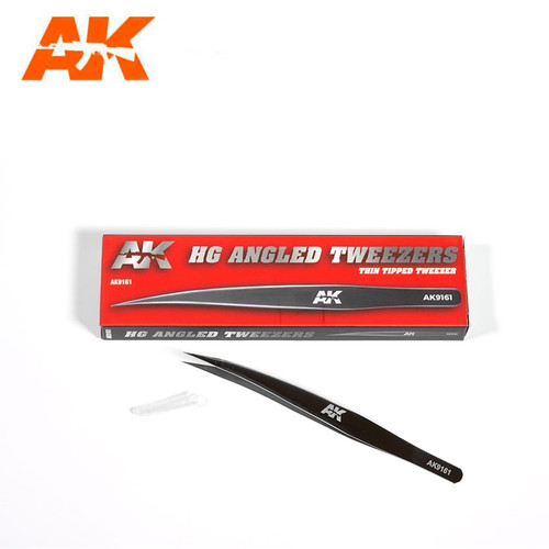 HG Angled Thin Tipped Tweezers AK Interactive