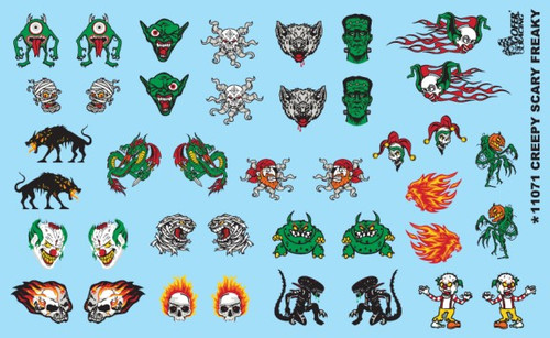 Creepy Scary Freaky Heads/Figures 1/24-1/25 Gofer Racing