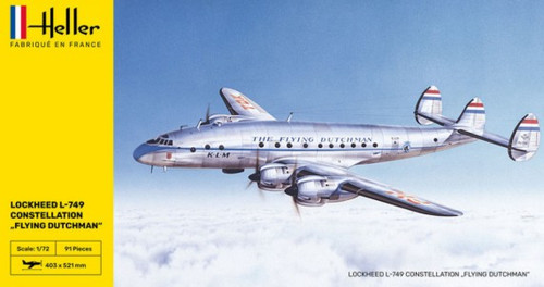 Air France L-749 Constellation Passenger Airliner 1/72 Heller