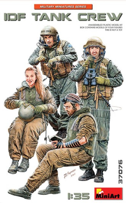 IDF Tank Crew (4) 1/35 Miniart