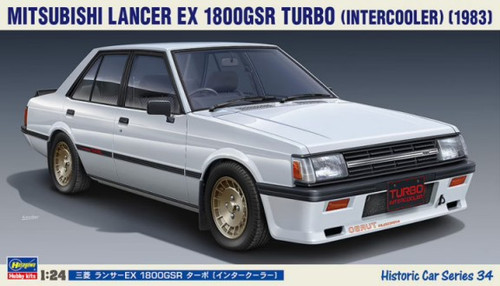 1983 Mitsubishi Lancer EX 1800GSR Turbo (Intercooler) 4-Door Car 1/24 Hasegawa