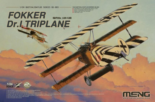 Fokker Dr I Triplane (New Tool) 1/24 Meng Models