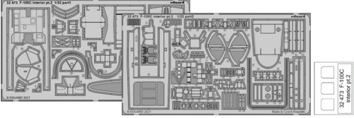 F-100C Interior Pt.2 for TSM 1/32 Aircraft- Eduard