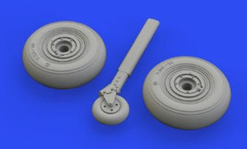 Spitfire Mk V Wheels for EDU (Mask & Resin) 1/48 Eduard