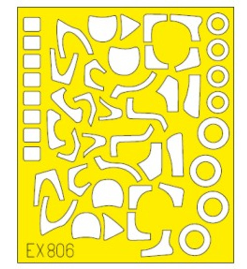 Mi-24D TFace for EDU & ZVE 1/48 Eduard Masks