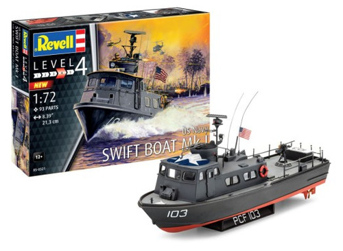 USN Mk I Swift Boat Vietnam War 1/72 Revell-Monogram