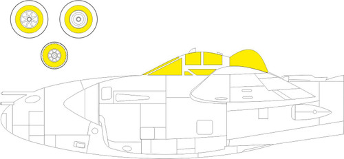 P-38M for DML & Hobby 2000 1/72 Eduard Masks