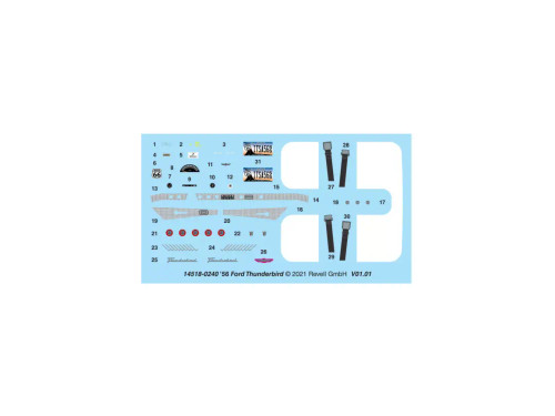 1956 Ford Thunderbird 1/24 Revell