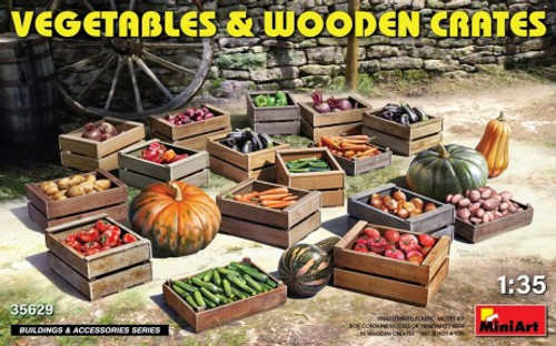 Vegetables & Wooden Crates 1/35 Miniart