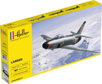 Lansen Two-Seater Swedish AF Aircraft 1/72 Heller