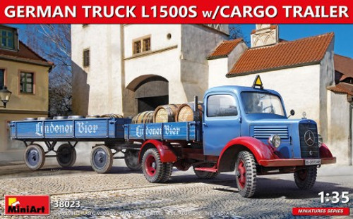 German L1500S Truck w/Cargo Trailer 1/35 MiniArt