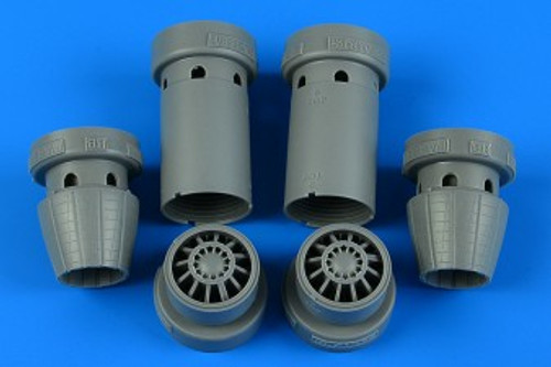 F/A-18E/F Super Hornet Exhaust Nozzles Opened For HBO (Resin) 1/48 Aires