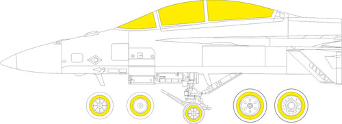 F/A-18F TFace for MGK 1/48 Eduard Masks