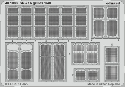 SR-71A Grills for RVL 1/48 Eduard