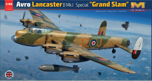 Avro Lancaster B Mk I Special Grand Slam Bomber 1/32 HK Models