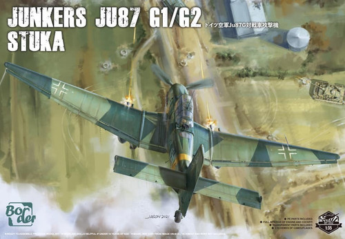 Junkers Ju 87G-1/G-2 Stuka German Dive Bomber 1/35 Border Model