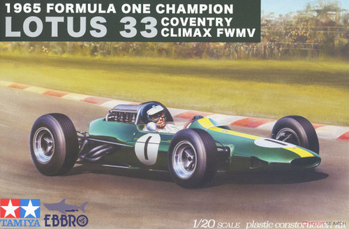 1965 Lotus Type 33 Team Lotus F1 Coventry Climax FWMV Grand Prix Champion Race Car 1/20 Ebbro