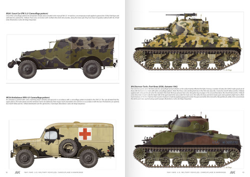 1941-1945 US Military Vehicles Camouflage & Markings Profile